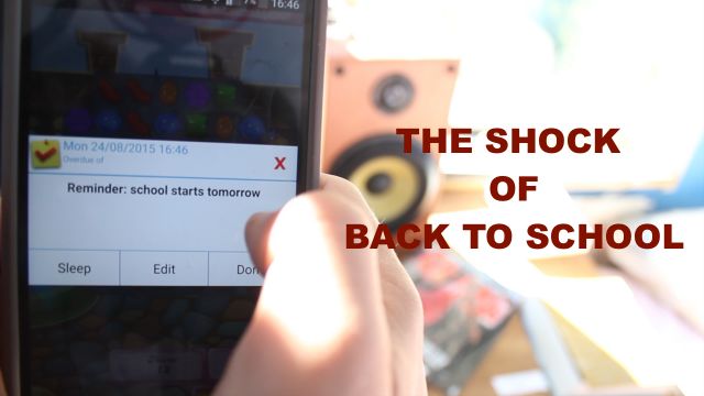 Shock of back to school